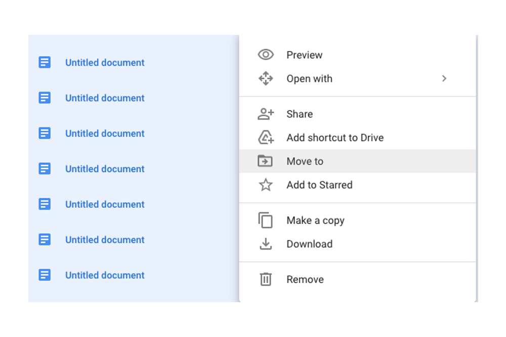 Как создавать папки и перемещать файлы на Google Диске
