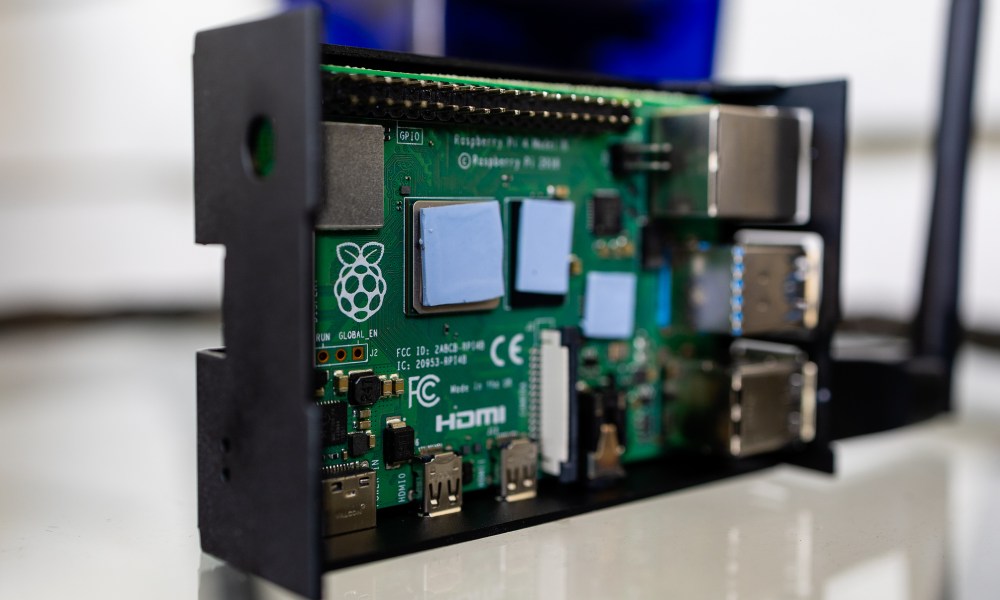 Inside a Raspberry Pi.