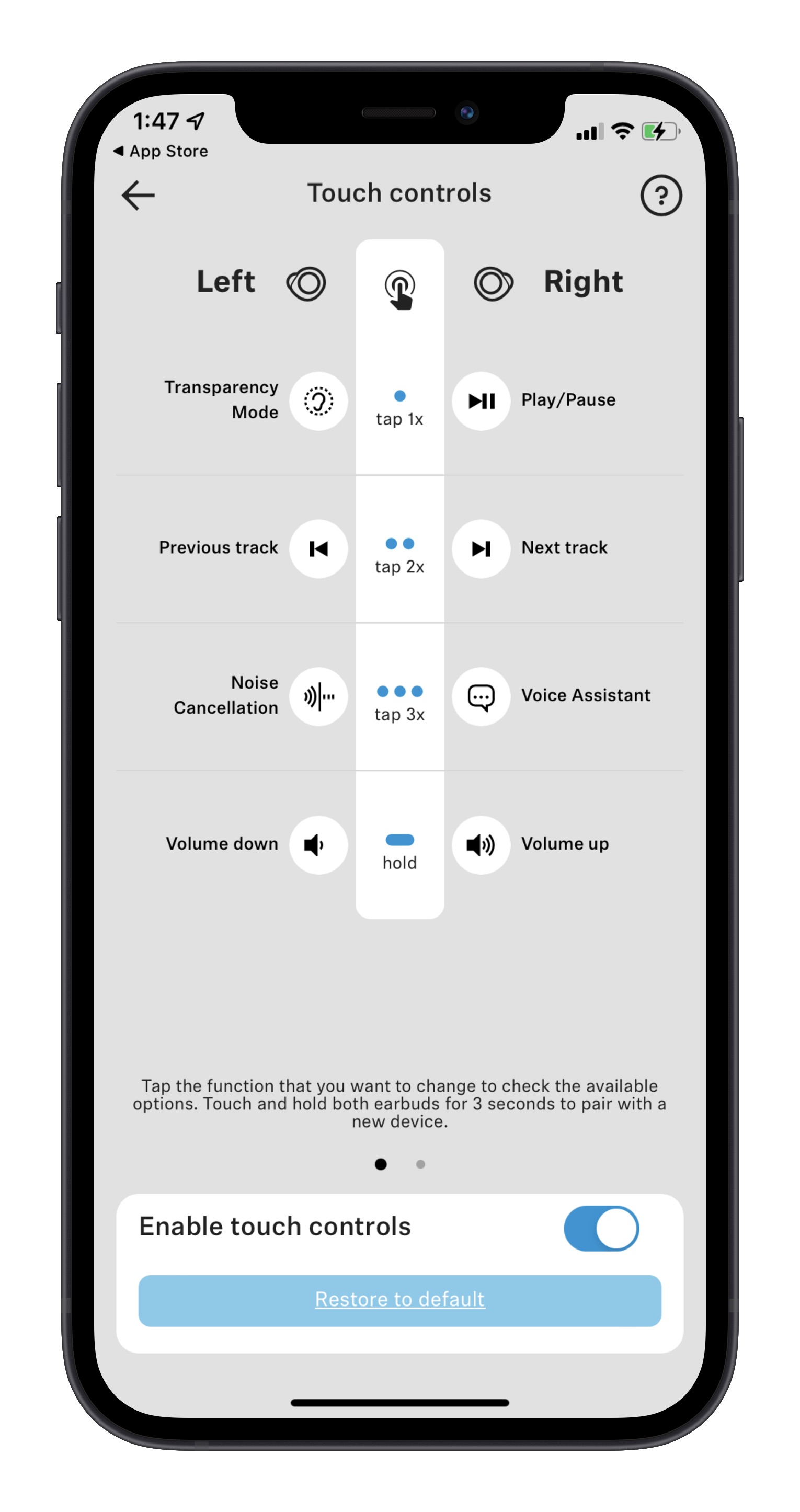 sennheiser momentum true wireless touch controls