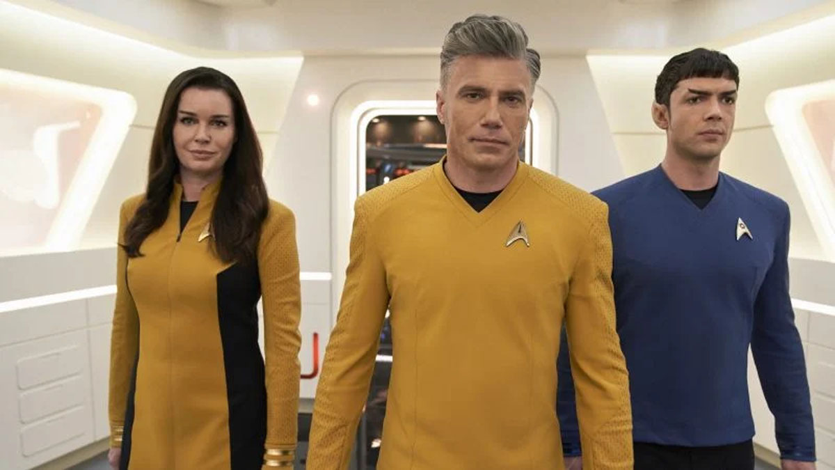 Strange New World s latest trailer goes old school Star Trek