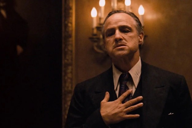 Marlon Brando stars in The Godfather, directed by Francis Ford Coppola.