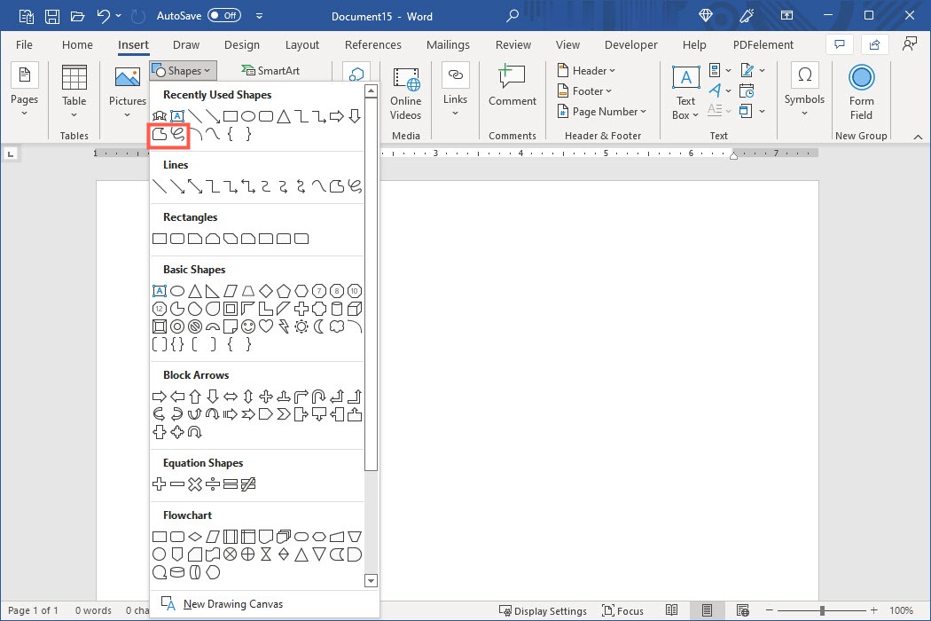 How to draw in Microsoft Word