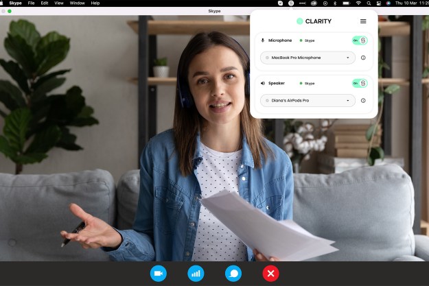 IRIS Clarity video call.