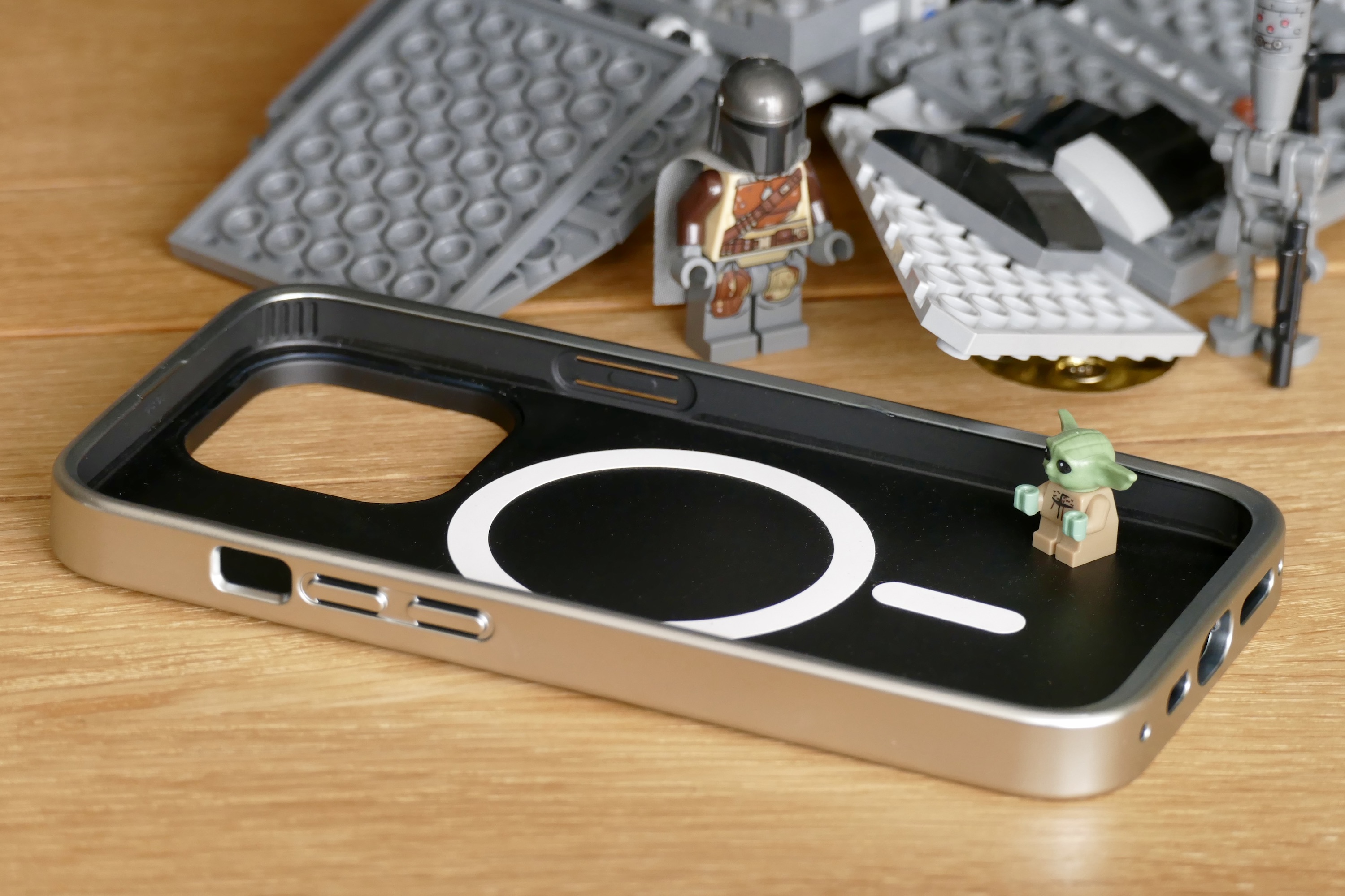 Yes you will want this metal Millennium Falcon iPhone case