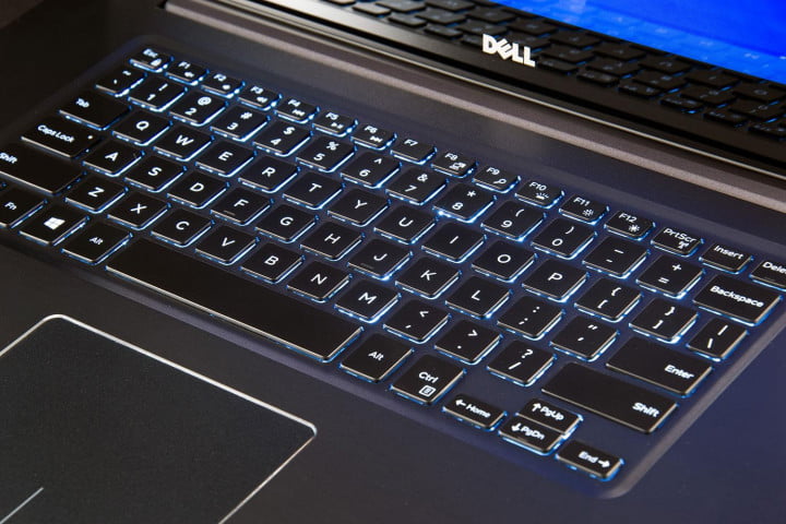 dell keyboard light laptop