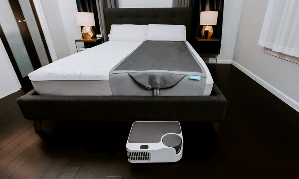 The Dock Pro ME covers only one side of the bed.