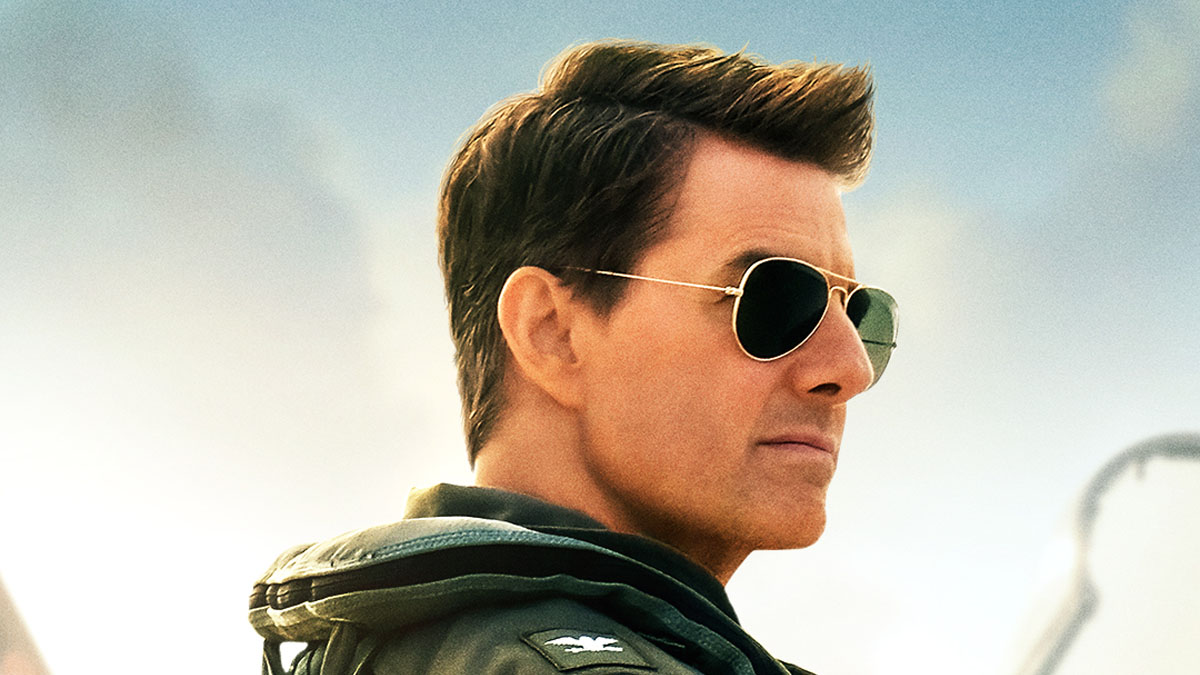 Том Круз в роли Маверика на постере Top Gun: Maverick.