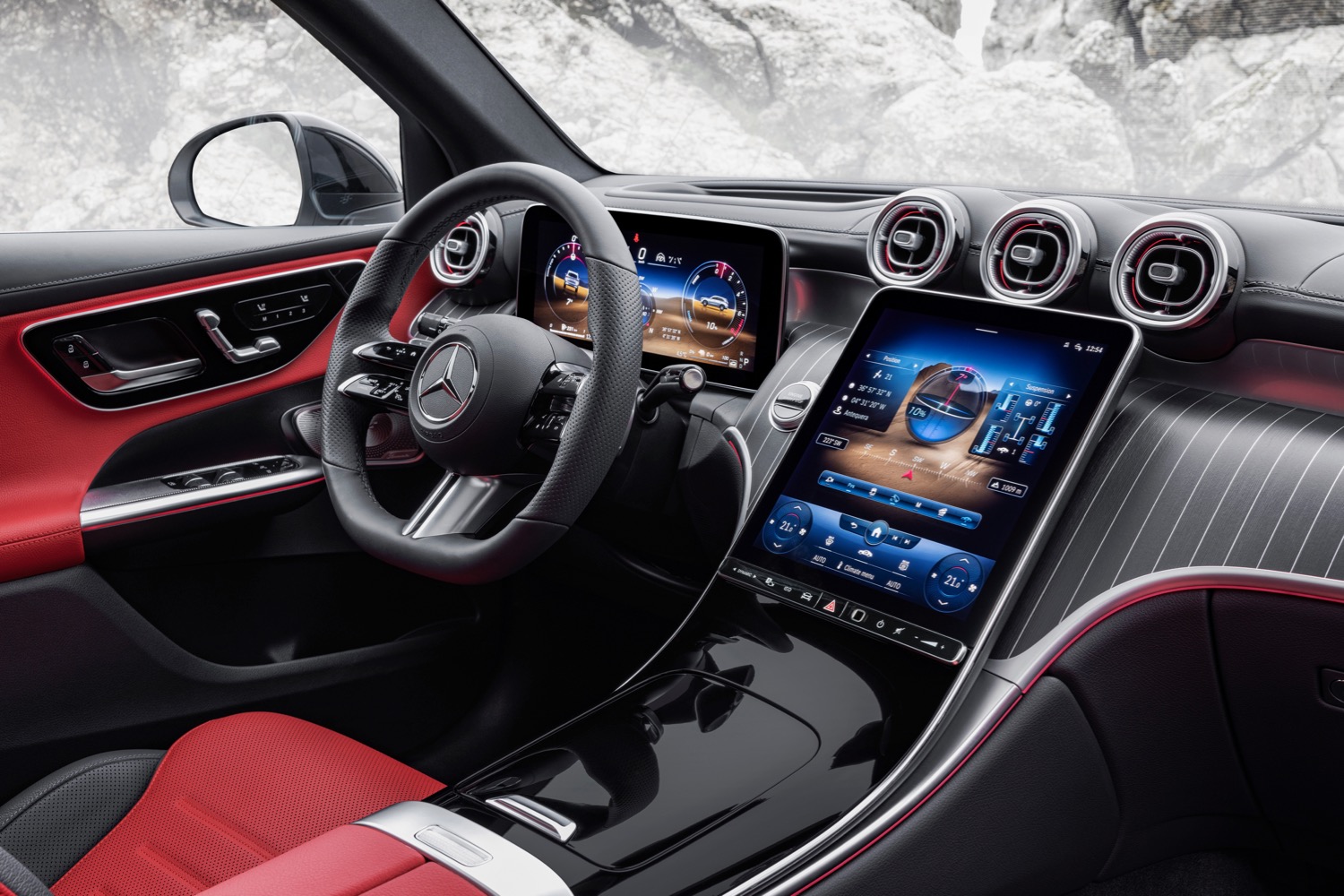 Mercedes Benz GLC Class Adota Uma Abordagem Sutil Tecnologia   2023 Mercedes Benz GLC Interior 