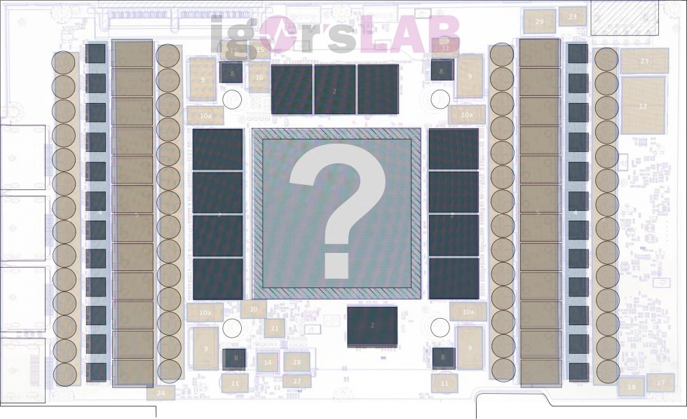 Teaser PCB Nvidia Ada Lovelace.