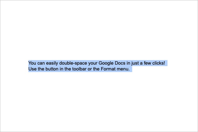 Как увеличить пробел в Google Docs