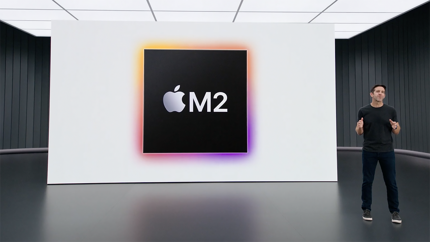 M2 चिप, Apple की ओर से WWDC मुख्य भाषण में प्रदर्शित की गई है।