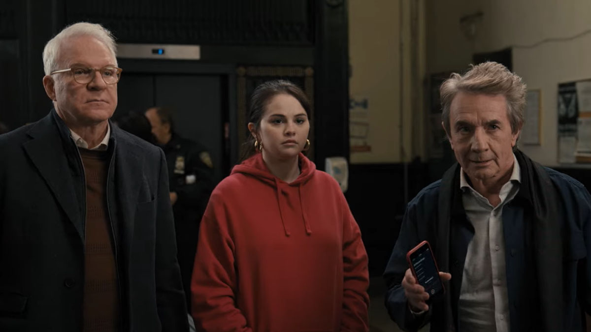 Steve Martin, Selena Gomez et Martin Short dans Only Murders in the Building.