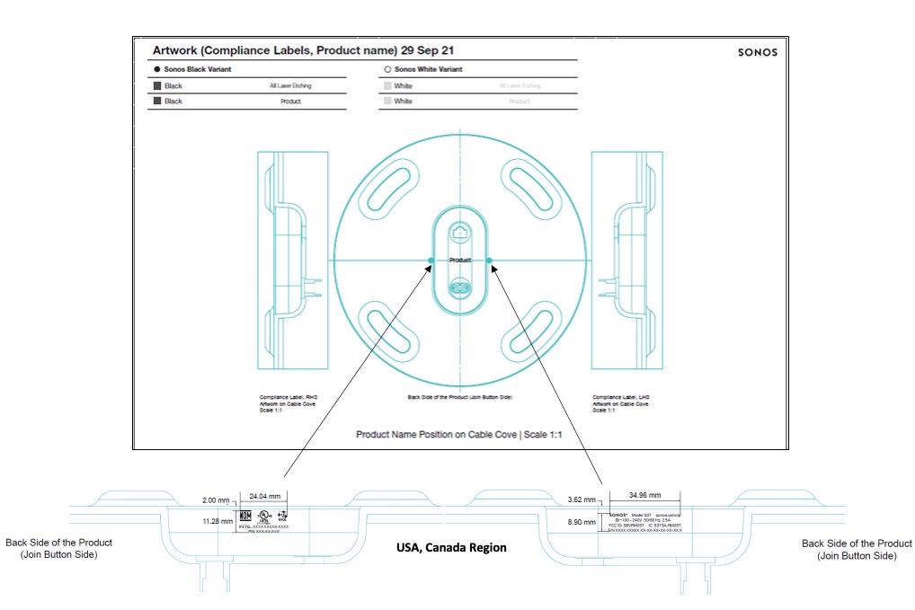 sonos subwoofer dimensions