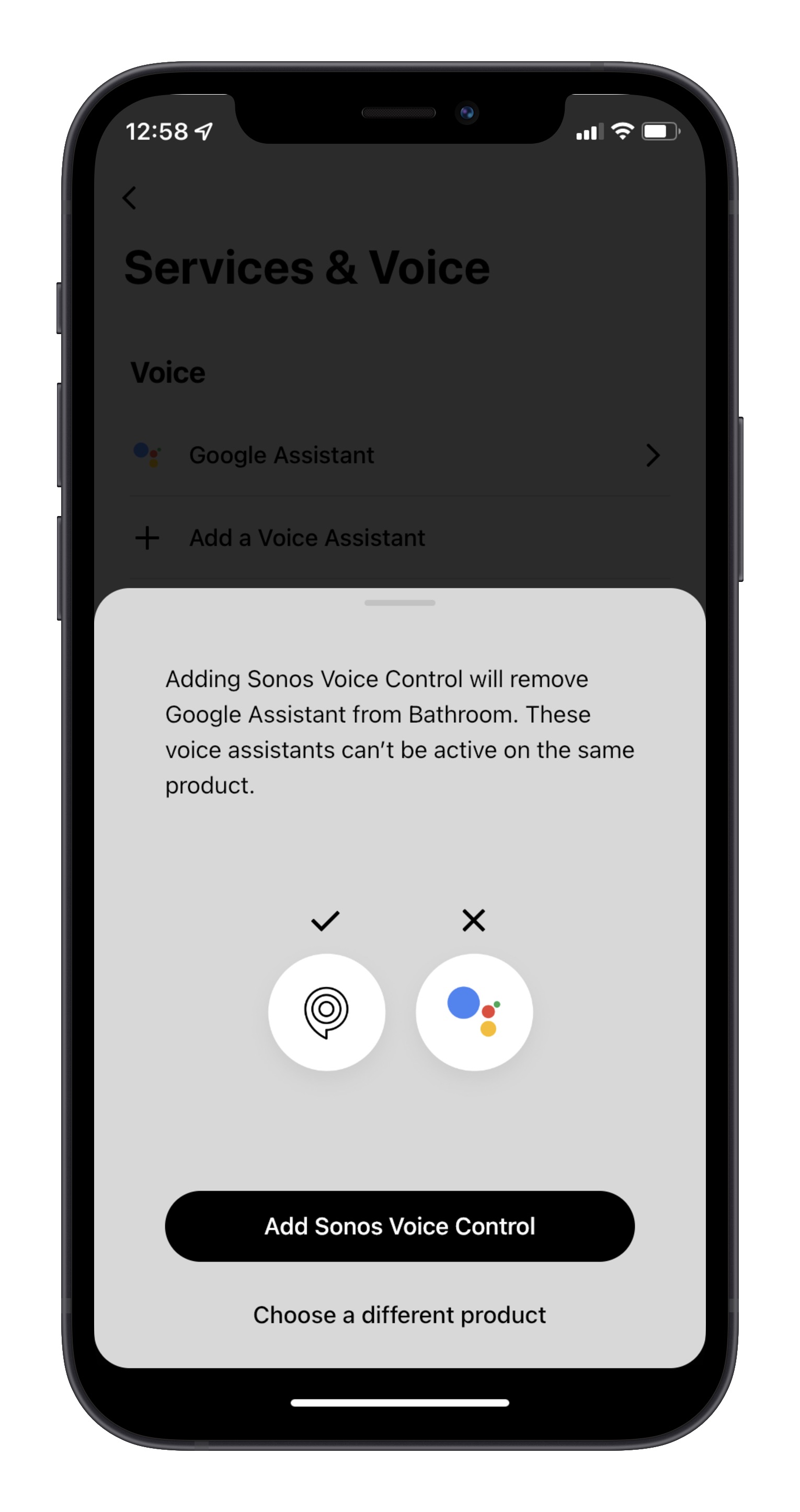 sonos voice command