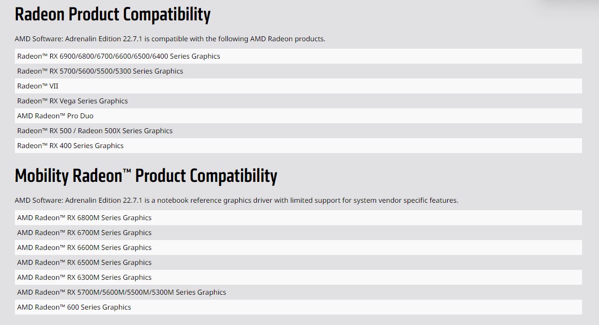 Amd radeon 6600m online and 6700m series driver