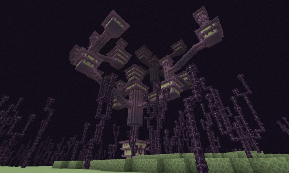 End city in Minecraft.