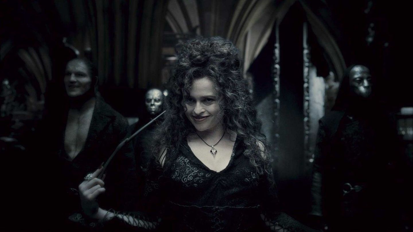 Helena Bonham Carter dans le rôle de Bellatrix Lestrange.