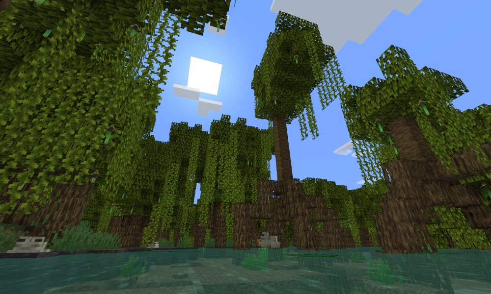 mangrove trees in minecraft tree