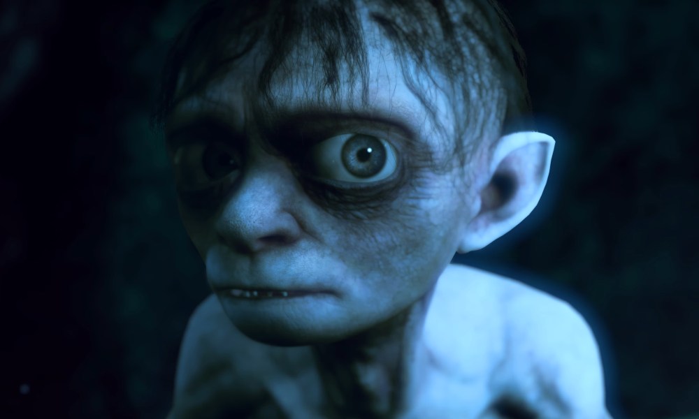 A close-up of Gollum.