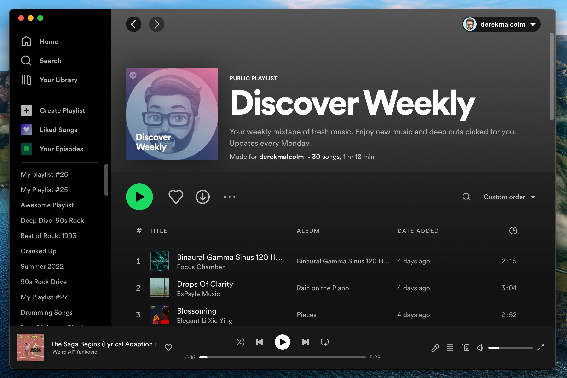 apple music vs spotify discover weekly desktop app