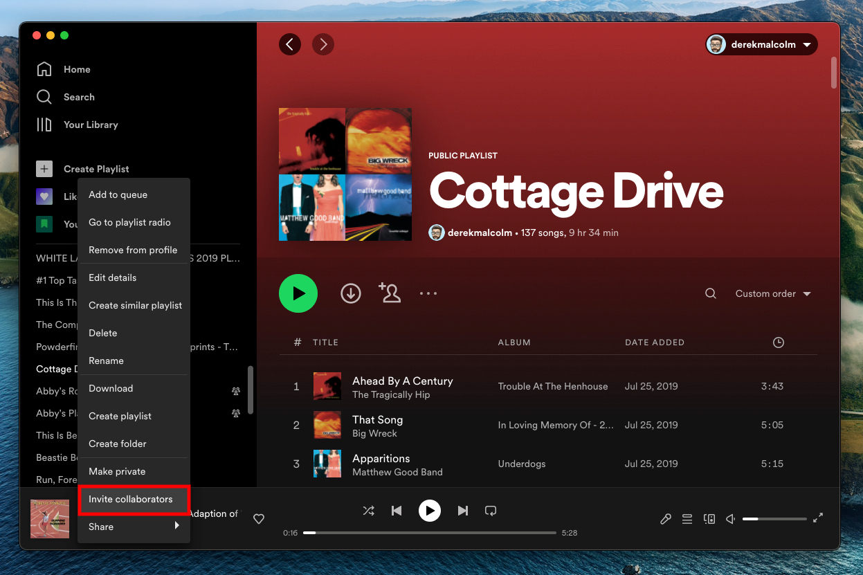 How to make a collaborative playlist in Spotify