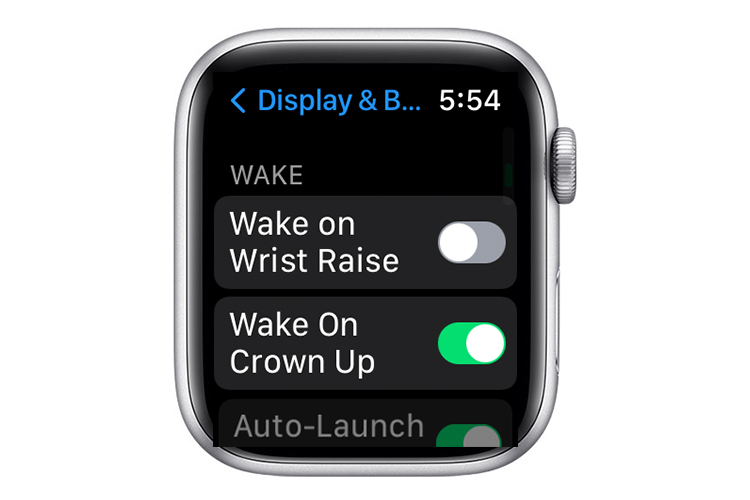 Wake on crown discount up apple watch