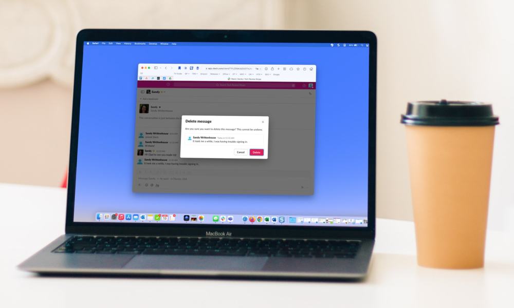 how to delete slack messages message confirm mac desktop