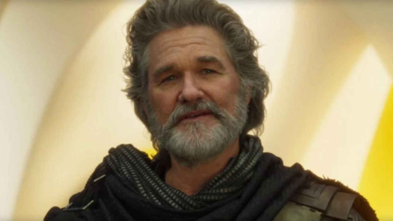 Ego lächelt in Guardians of the Galaxy Vol. 2.