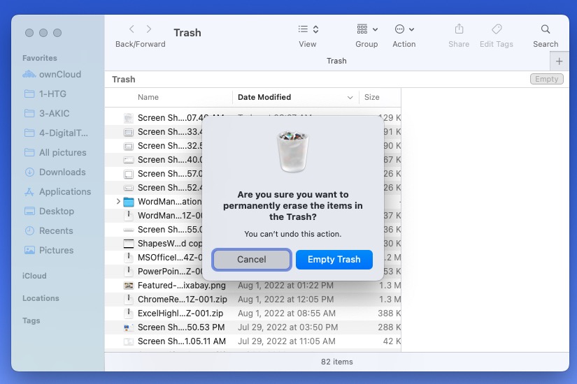 How to empty Trash on Mac Digital Trends