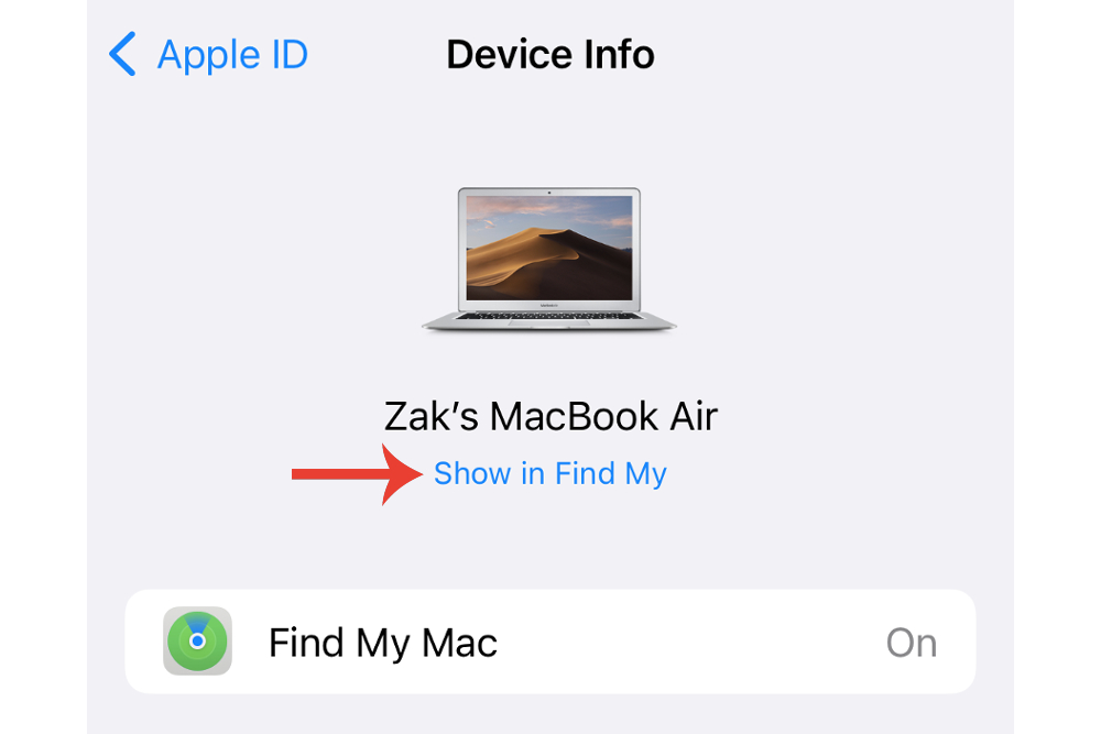 how to find a stolen macbook