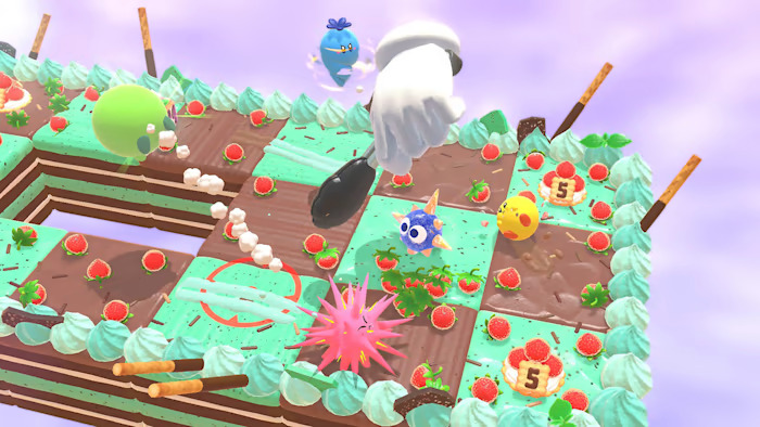 Kirby's Dream Buffet review – sundae, Kirby sundae