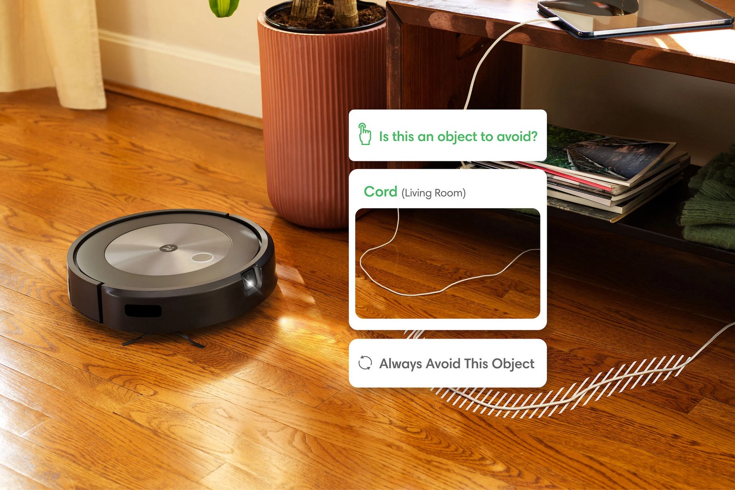 Detecção de objetos no Roomba