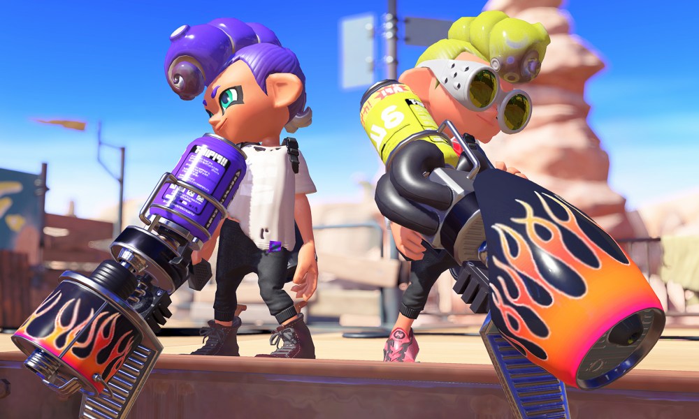 Squid kids from Splatoon 3.