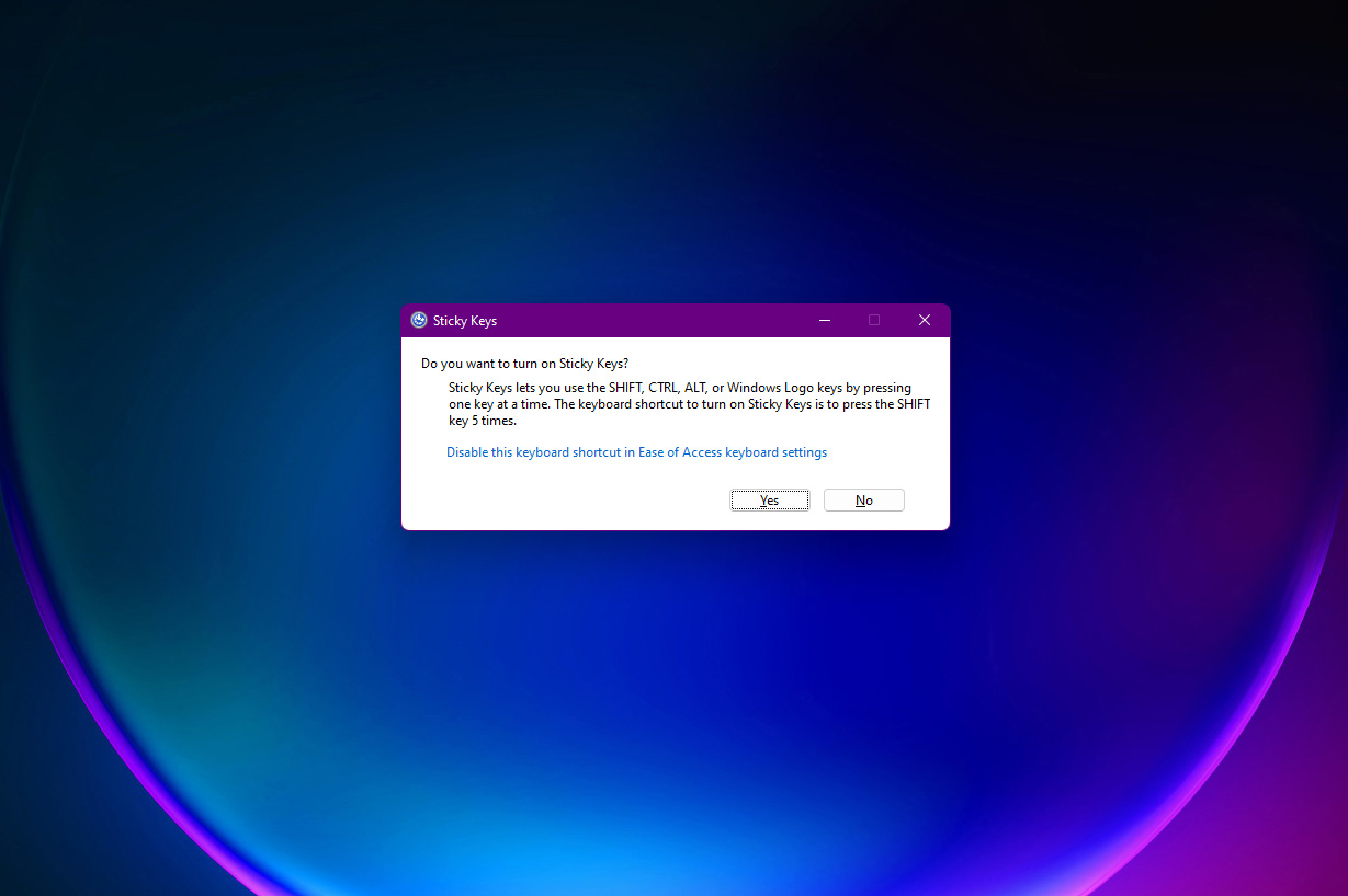 How to turn off Sticky Keys in Windows 11 Digital Trends