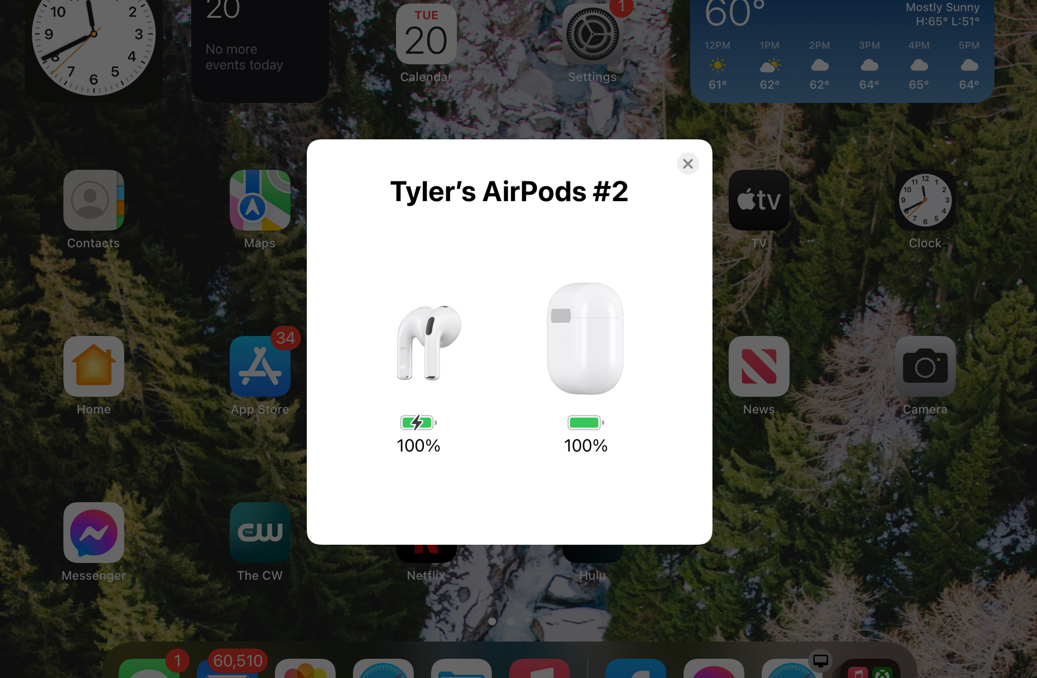 Airpods discount no battery