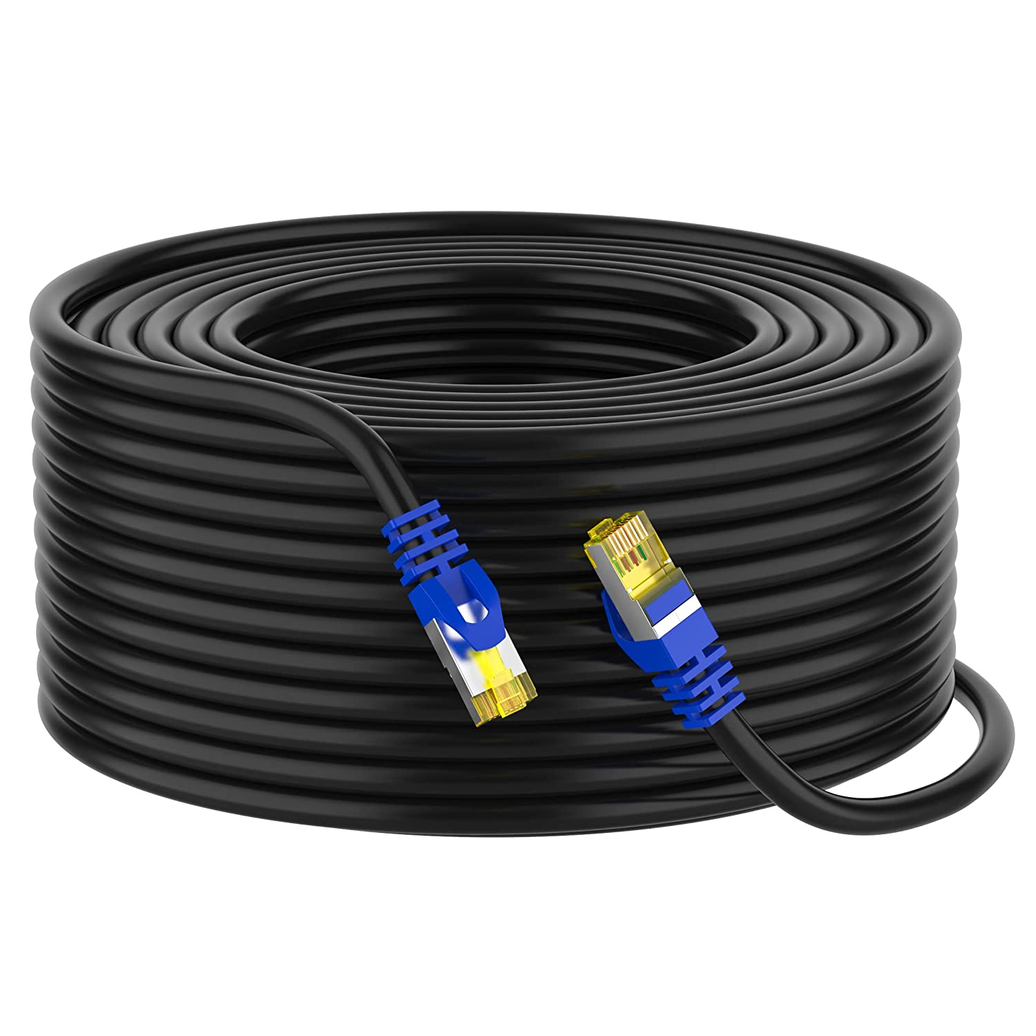 Outdoor Weatherproof Rated Cat.6 Shielded Bulk Cable - No Ends! Choose  Length in Feet!