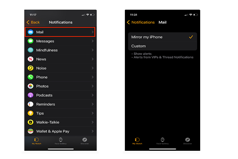 How to mirror notifications on apple watch new arrivals