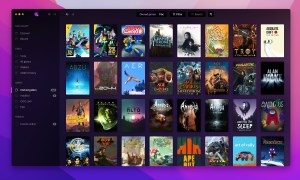 The GOG Galaxy Mac app showing a library of games.