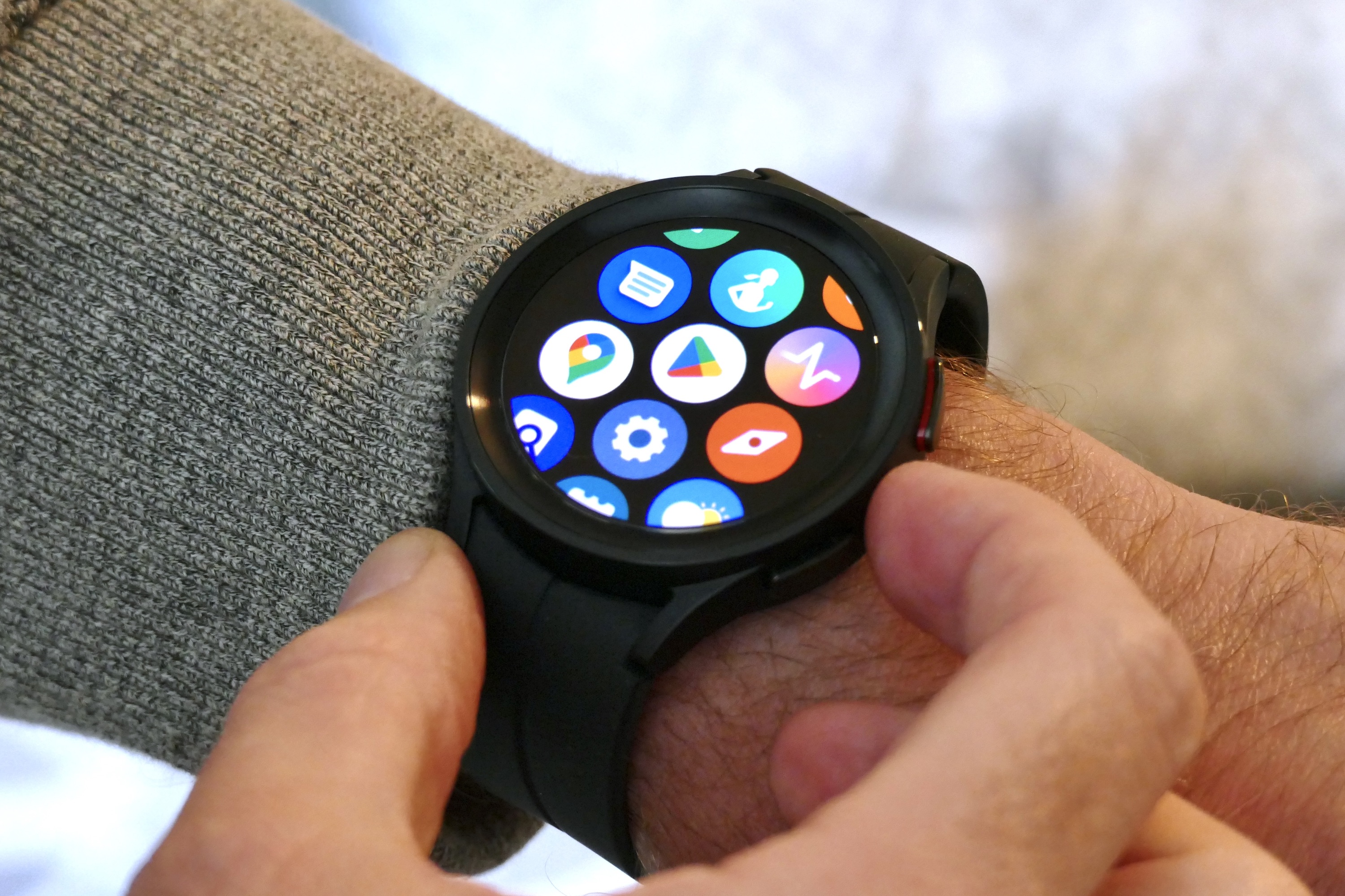 App-Menü auf der Galaxy Watch 5 Pro.