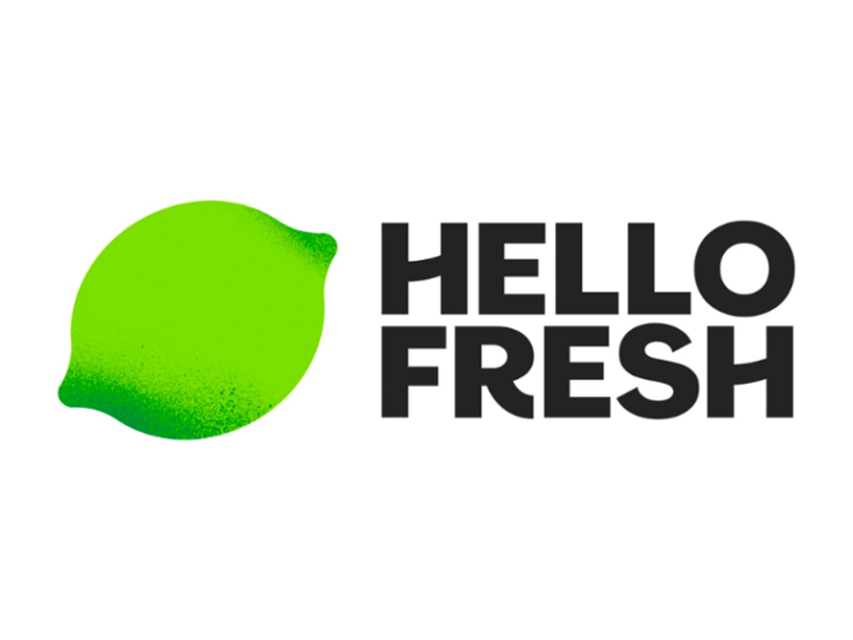 Логотип Hello Fresh на белом фоне.