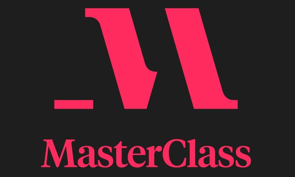 The MasterClass logo against a dark background.