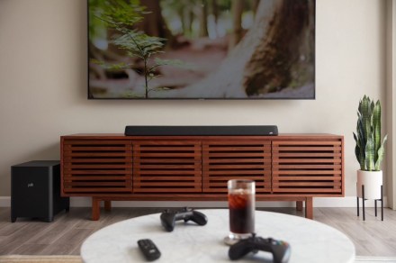 Usually $500, this Polk soundbar and subwoofer bundle is $145