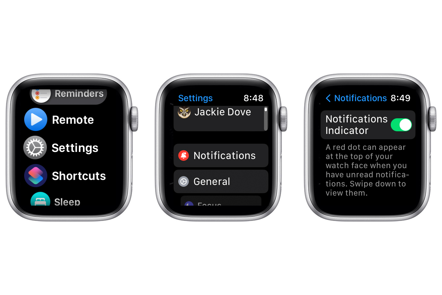 How to mirror notifications on apple watch sale