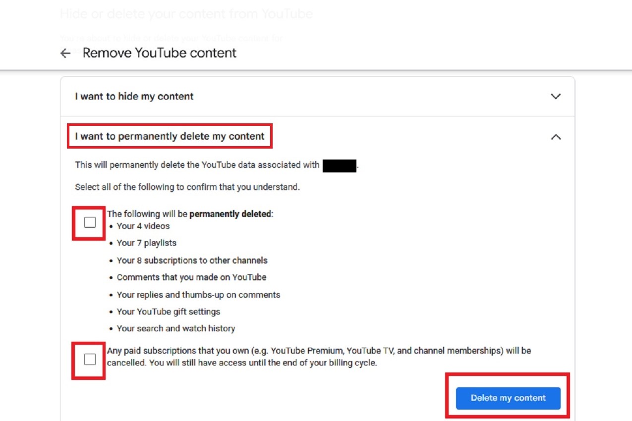 How to delete youtube best sale history without an account