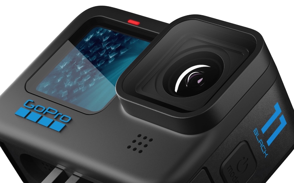 So könnte die noch nicht angekündigte Action-Kamera Hero 11 Black von GoPro aussehen.