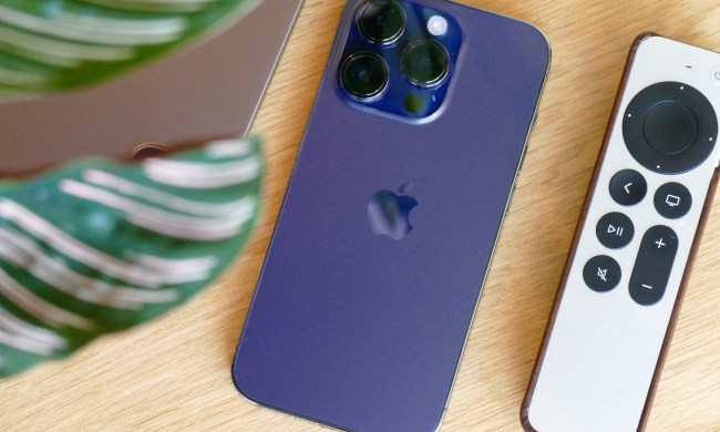 The Deep Purple color iPhone 14 Pro.