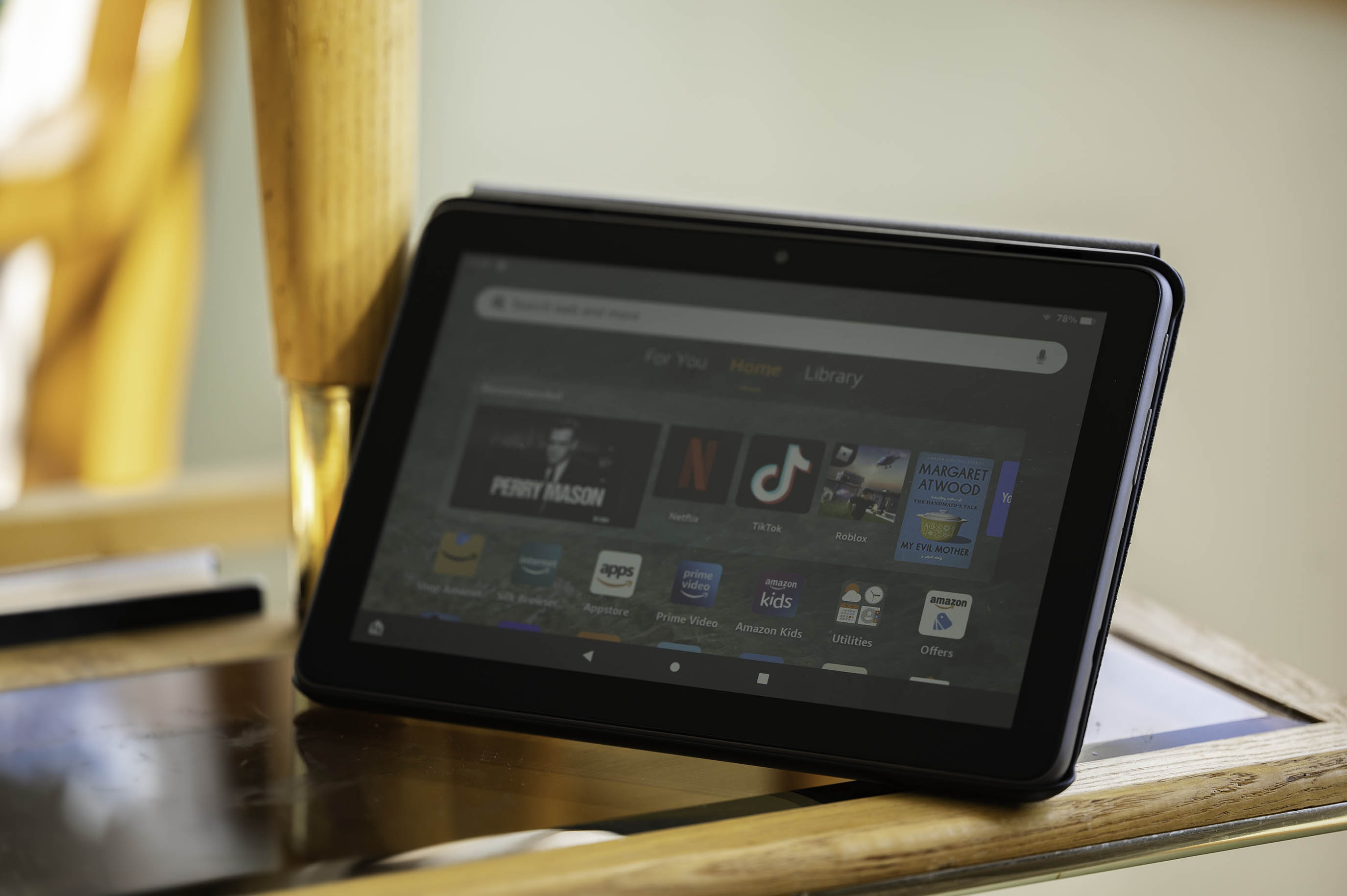 Fire HD 8 Plus tablet, 8” HD Display, 32 GB, 30% faster processor,  3GB RAM, wireless charging, (2022 release), Gray