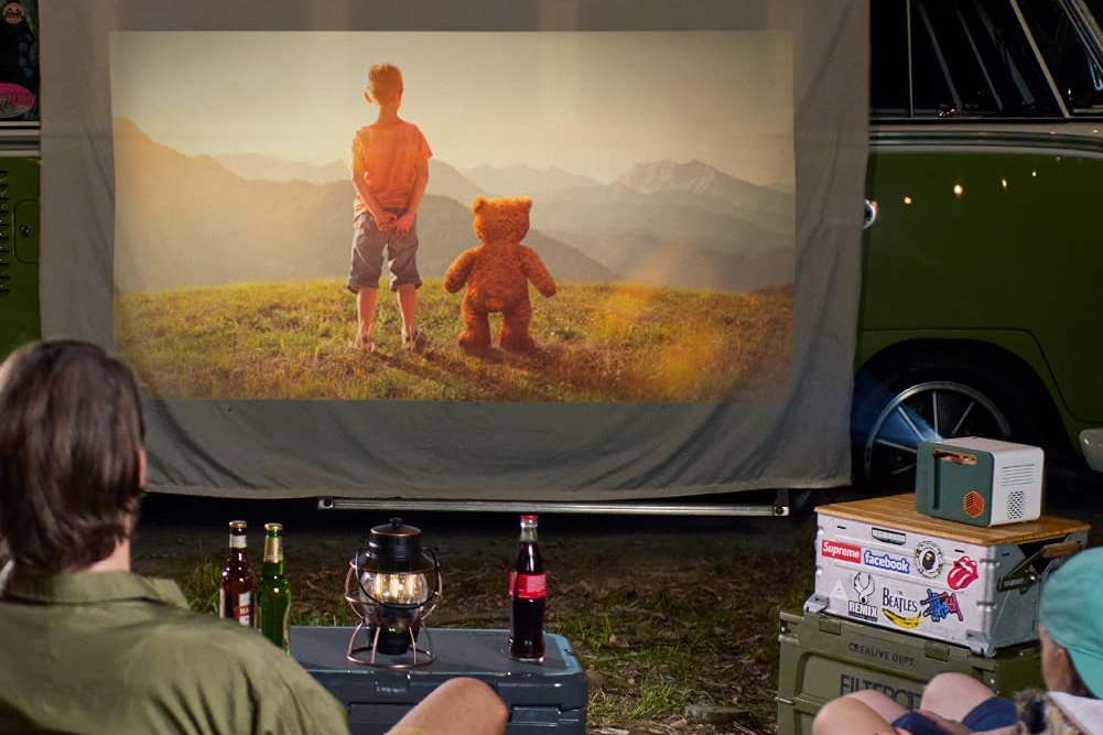 BenQ GS50 Wireless Outdoor Projector.