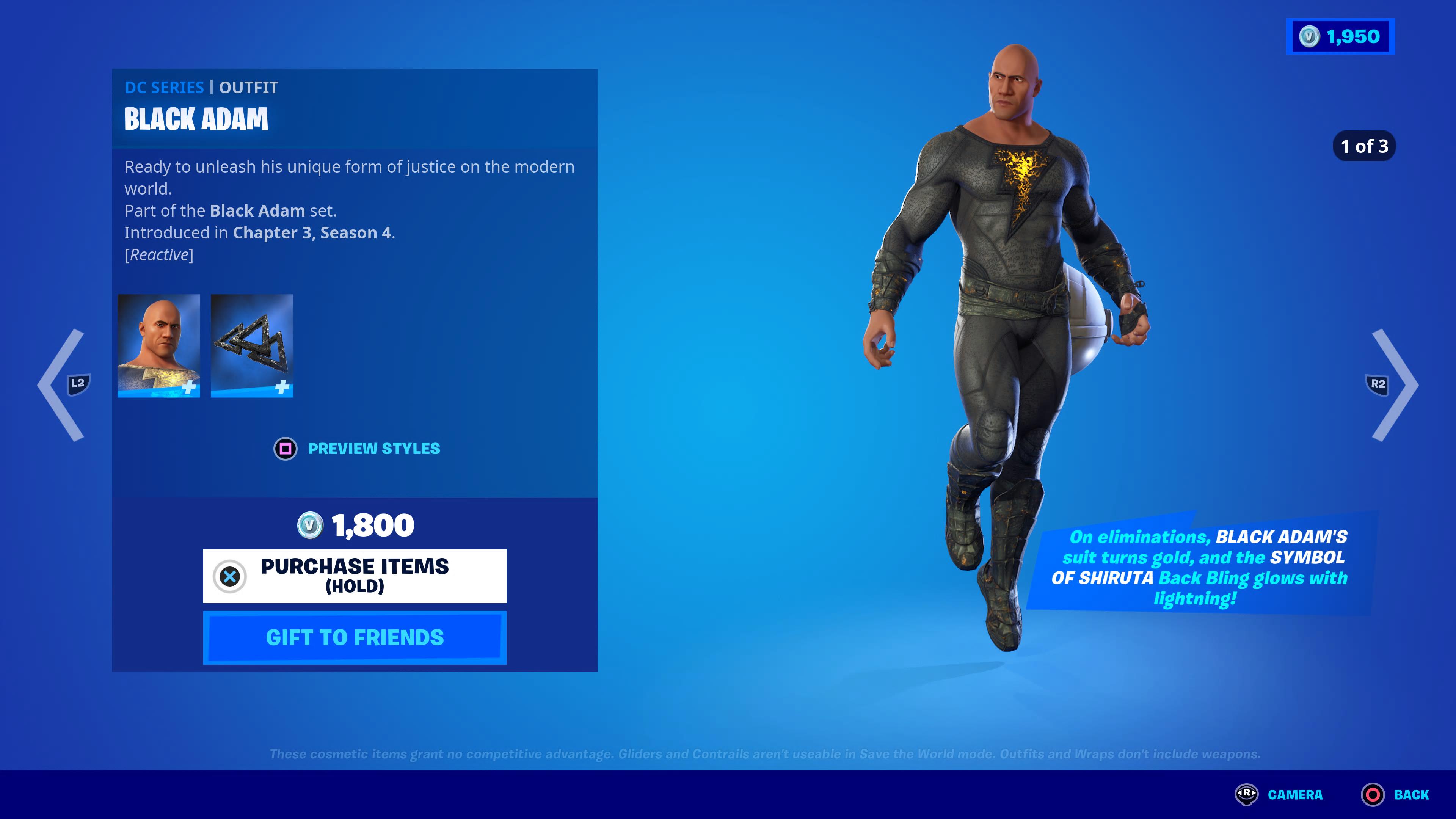 Black Adam Fortnite, How can you get The Rock's new skin?