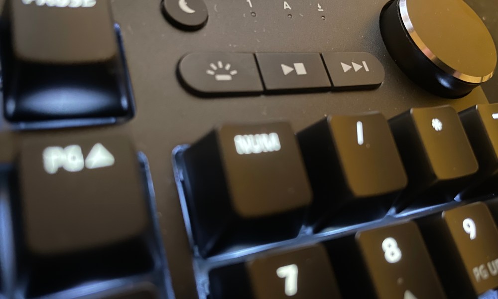 Das Keyboard 6 Pro media keys.